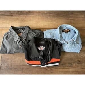 Men’s Harley Davidson 2XL Shirt Bundle